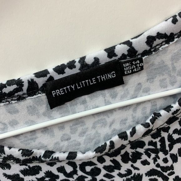 PLT Leopard Crop Top - NWOT - Picture 3 of 4